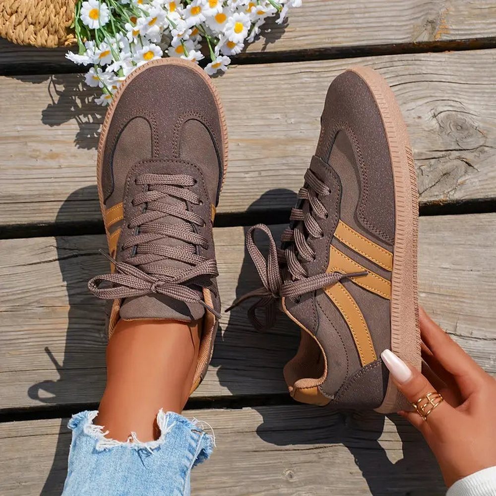 Megan | Chaussures Élégantes et Confortable – Marron Terra, vue de dessus
