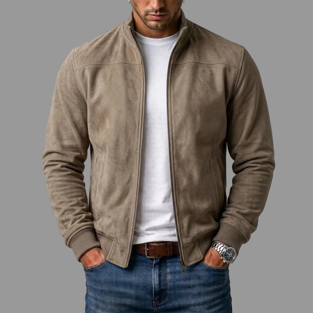 Lucas | Blouson Bomber en Daim