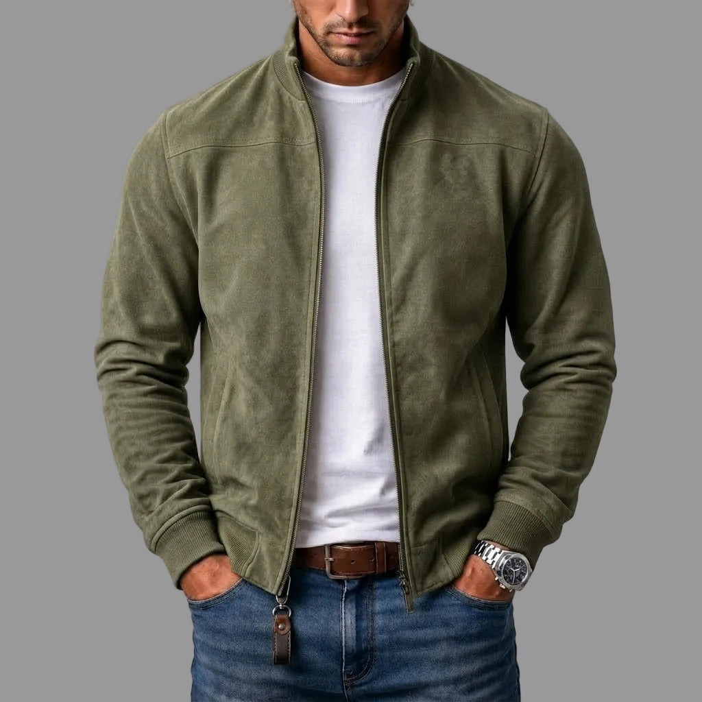 Lucas | Blouson Bomber en Daim