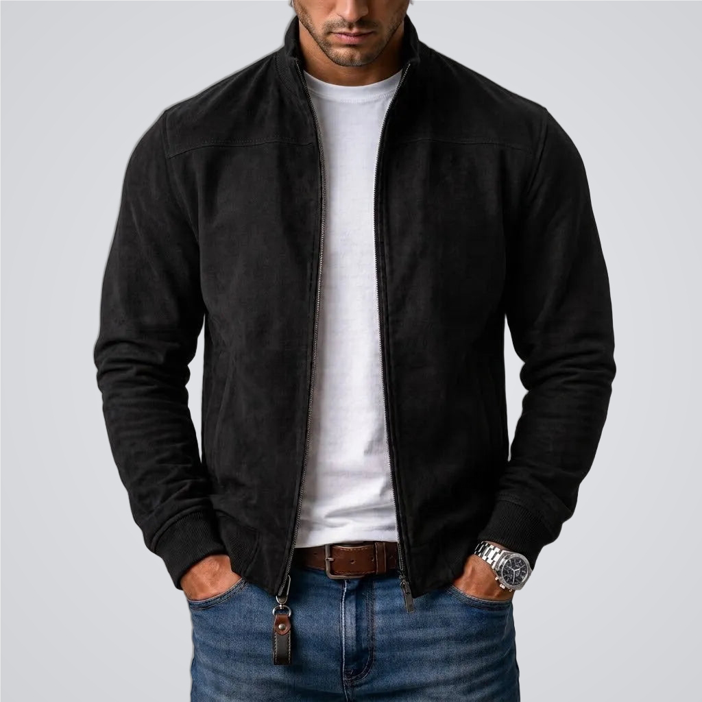 Lucas | Blouson Bomber en Daim