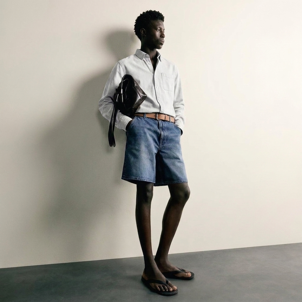 Max Chemise Décontractée Blanc - Photo IA