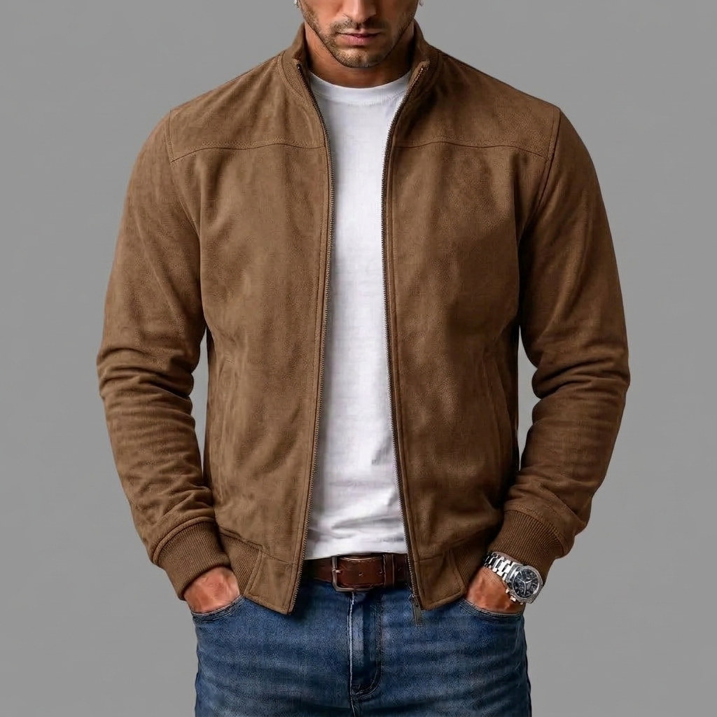 Lucas | Blouson Bomber en Daim
