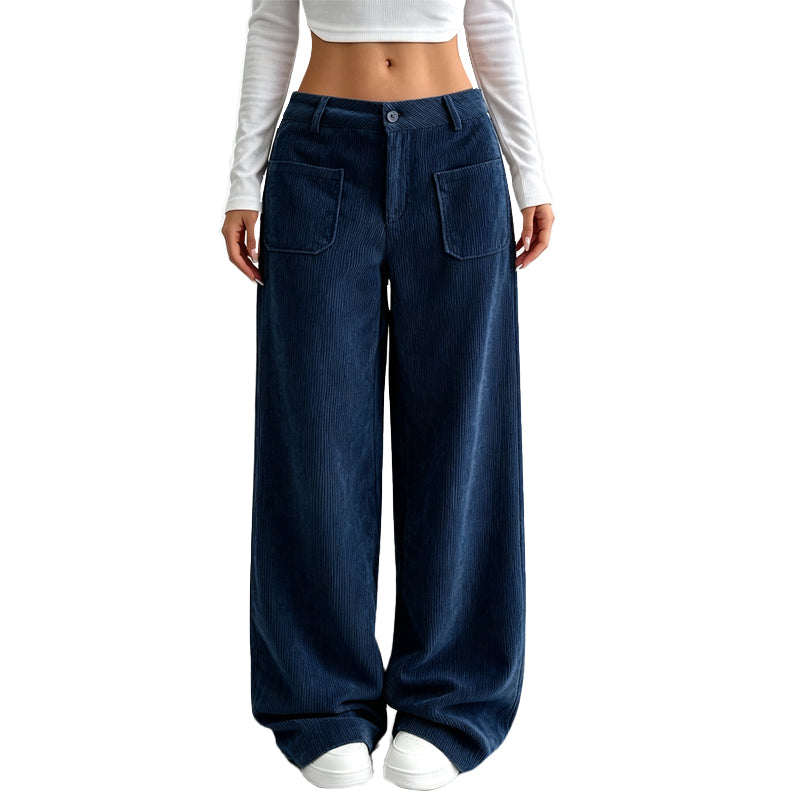 Léonie | Pantalon Large à Coupe Décontractée