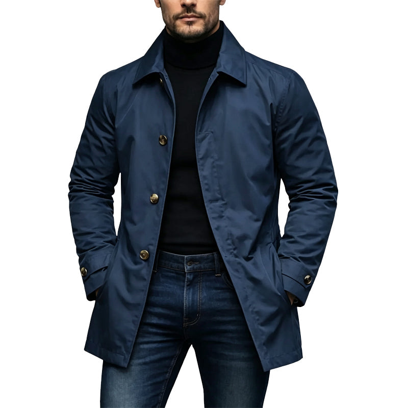 Théo | Trench Homme Imperméable Mi-Long