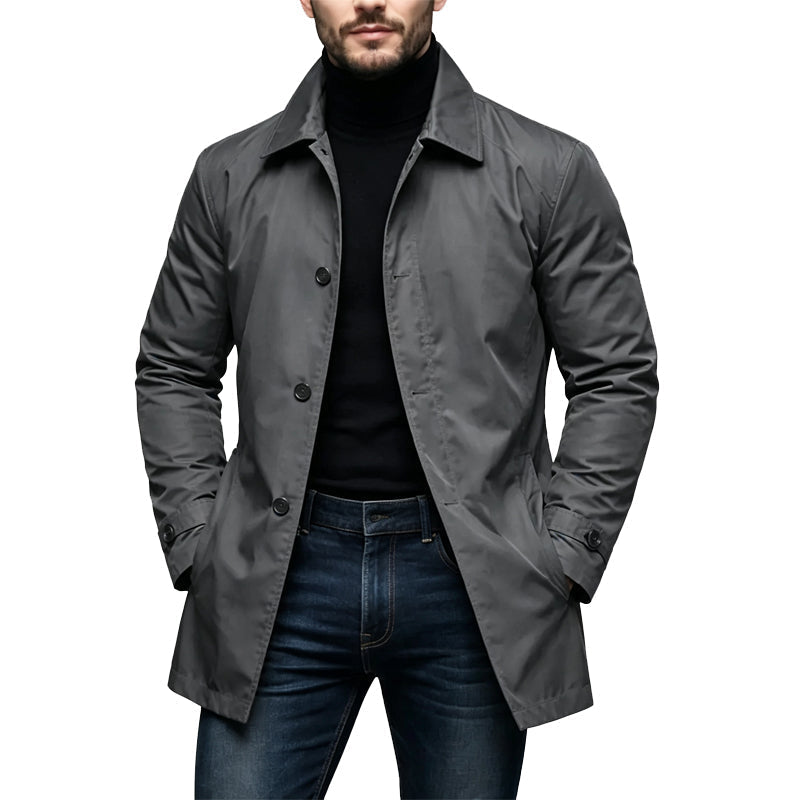 Théo | Trench Homme Imperméable Mi-Long