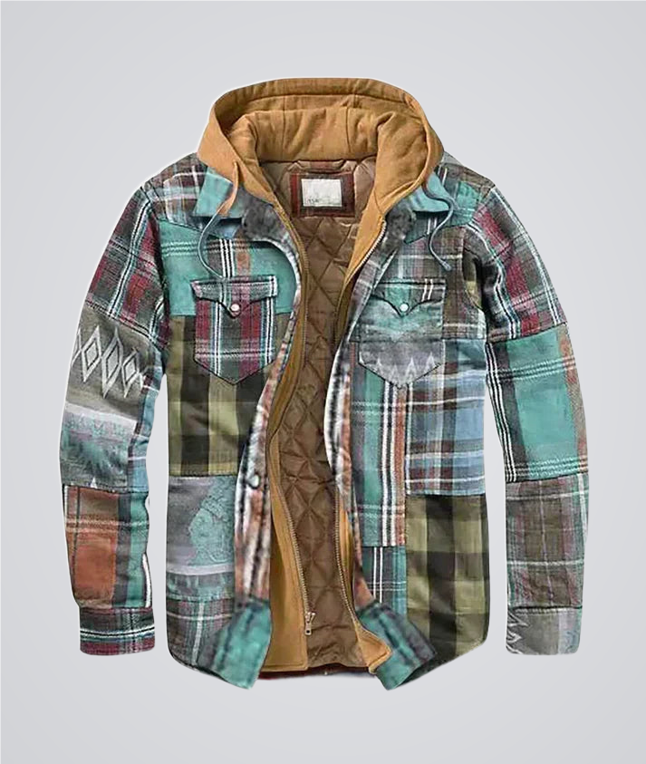 Maxime | Veste Patchwork à Carreaux