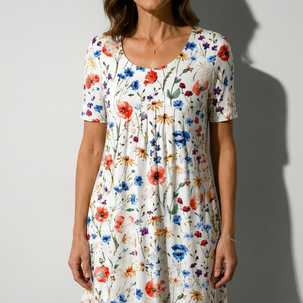 Sophie Motif Floral Rouge - Photo 3
