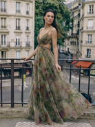 Lena Robe Maxi Vert - Photo 2
