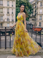 Lena Robe Maxi Jaune