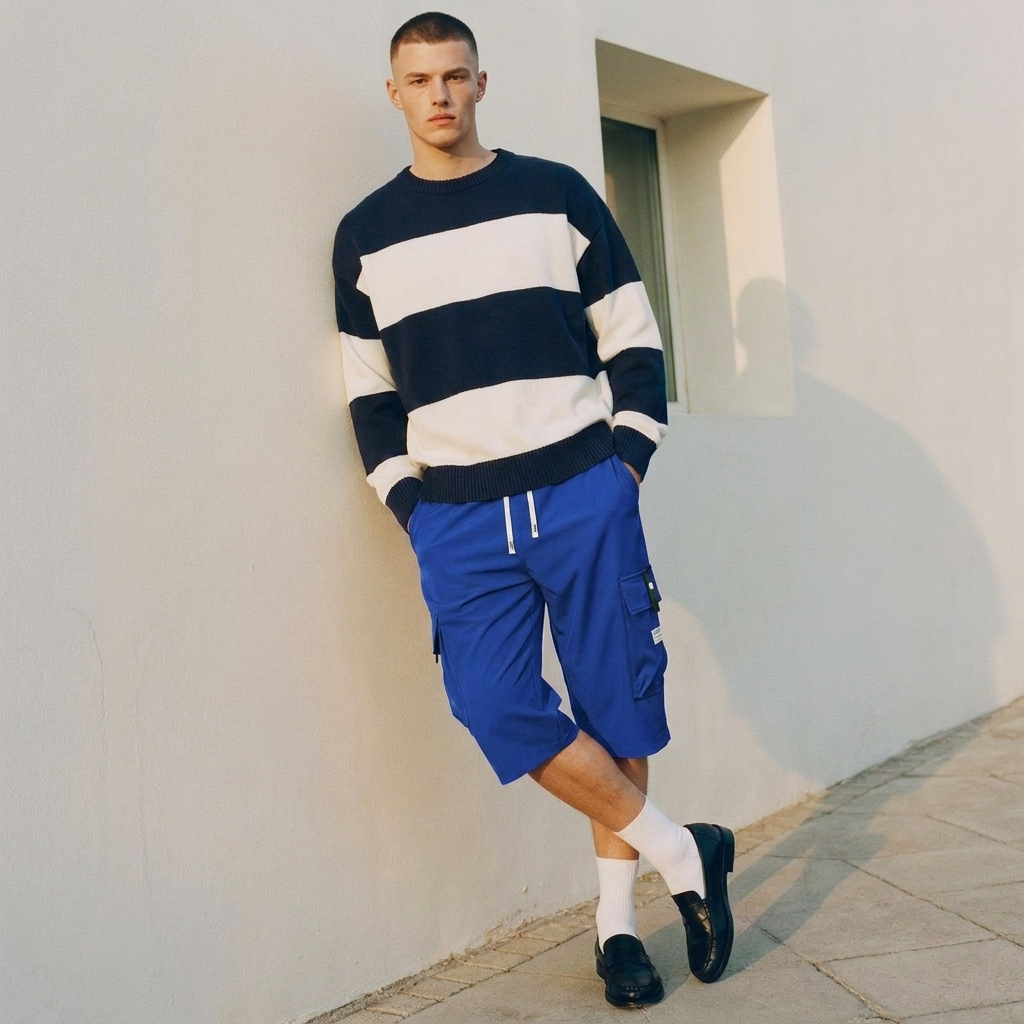 Jonas Pantacourt Cargo Bleu - Photo